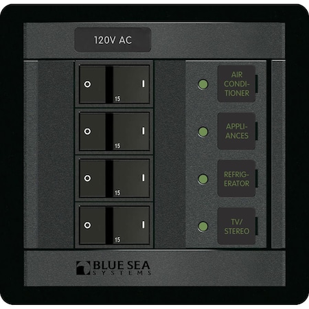 Blue Sea Systems 1210 120V AC 4 Position 1210